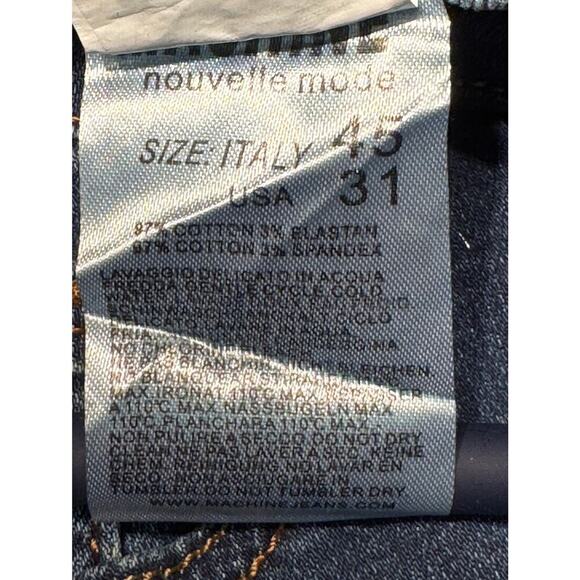 Machine Nouvelle Mode Flair Jeans with embroidered floral flowers SIZE 11 NEW - Picture 9 of 9